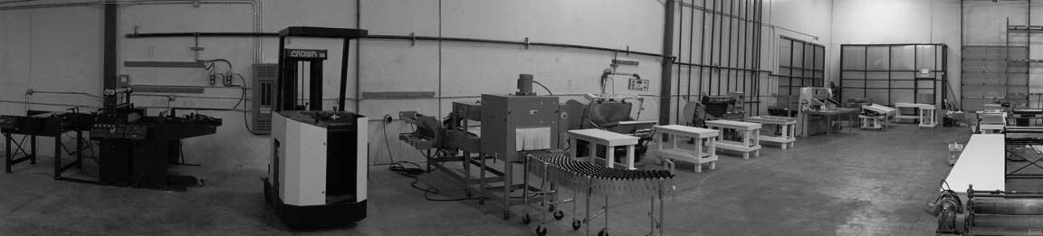 Panoramic view of the MMS plant floor